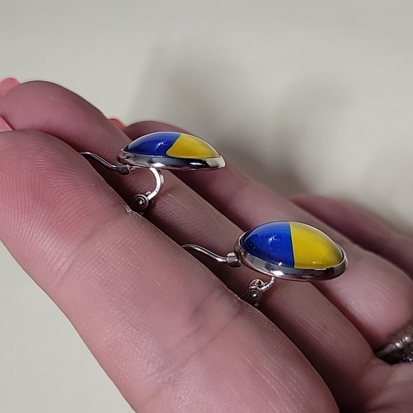 UKRAINE FLAG Earrings - Picture 5 of 6